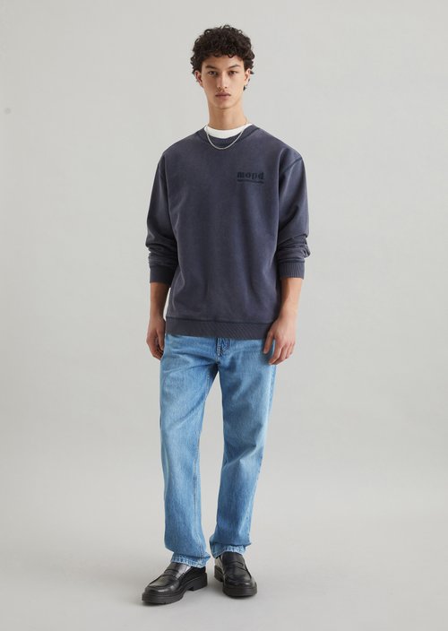 Relaxed sweatshirt — True Navy