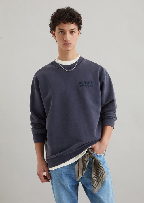 Relaxed sweatshirt — True Navy