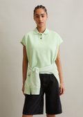 Malbon■(W)JADE Polo Short-Sleeved Sweater■送料込 Malbon JADE POLO SWEATER Half-sleeved polo in white buy