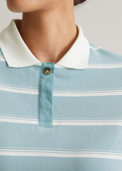 Polo shirt wide — Light Blue