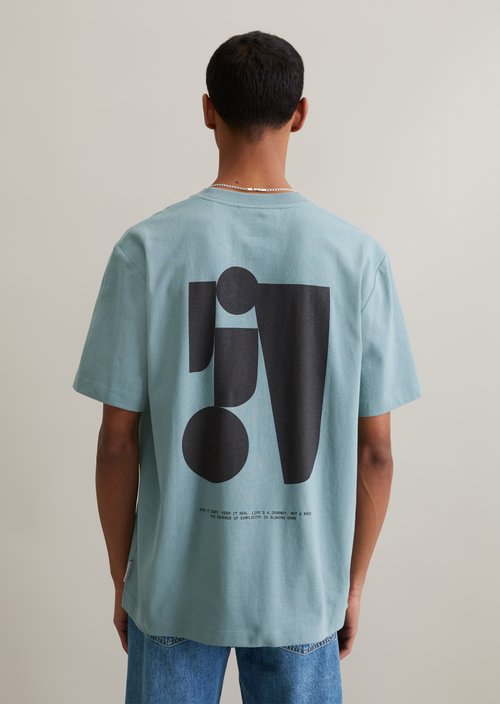 T-shirt oversized — Stone Blue