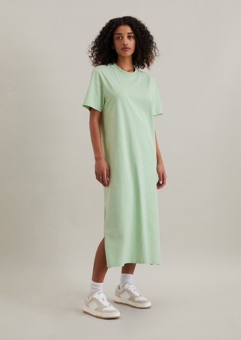 Marc O'Polo Relaxte T-shirt jurk, Dames, groen, Xxs, 100% Katoen