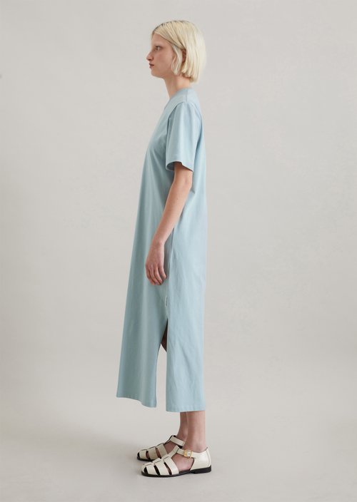 Relaxed T-shirt dress — Blue Fog