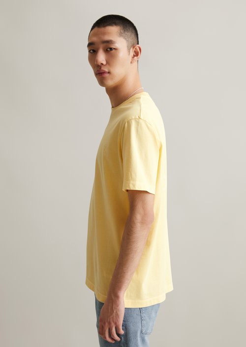 Relaxed T-shirt — Pale Yellow