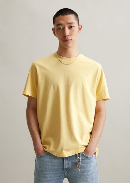 Relaxed T-shirt — Pale Yellow