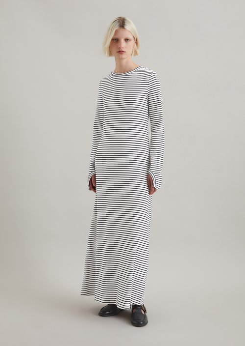 Flared jersey dress — multi