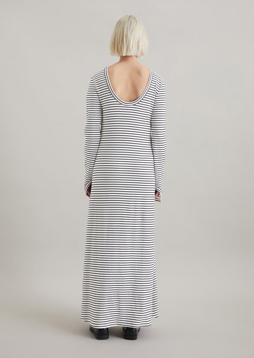 Flared jersey dress — multi
