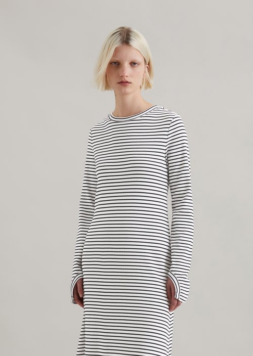 Flared jersey dress — multi