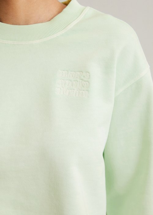 Relaxed sweatshirt — Mint Mist