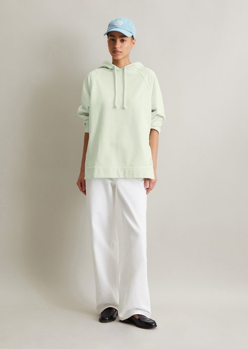Long hoodie relaxed — Mint Mist