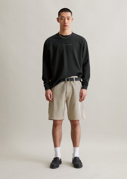 Relaxed sweatshirt — Broken Graphite