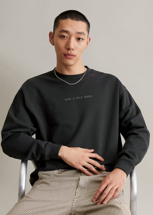 Relaxed sweatshirt — Broken Graphite