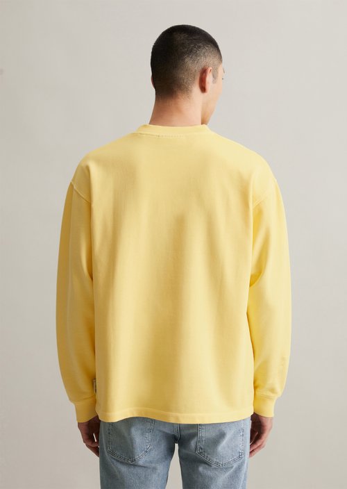 Relaxed sweatshirt — Pale Yellow