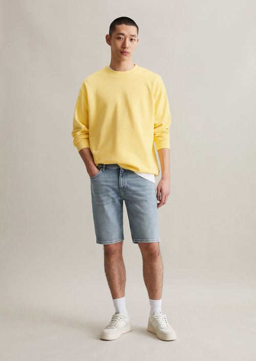 Relaxed sweatshirt — Pale Yellow