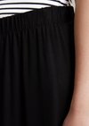 Relaxed jersey skirt made from viscose stretch - black Relaxed jersey skirt made from viscose stretch - black