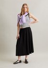 Marc O'Polo Jerseyrock relaxed, Damen, schwarz, Xl, 97% Viskose, 3% Elasthan
