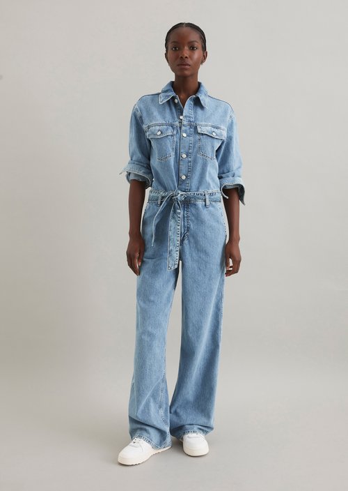 Jeans overall relaxed — Light Blue
