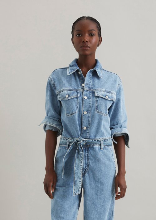 Jeans overall relaxed — Light Blue