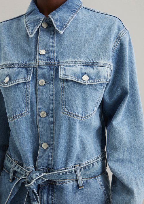 Jeans overall relaxed — Light Blue