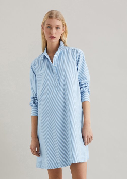 A-shape shirt dress — multi