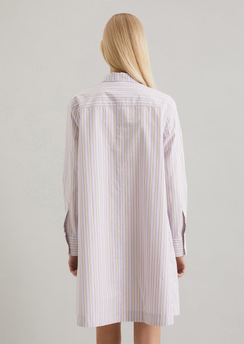 A-shape shirt dress — multi