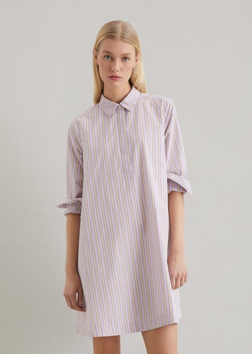 A-shape shirt dress — multi