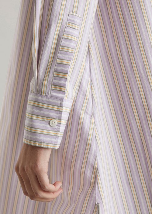 A-shape shirt dress — multi