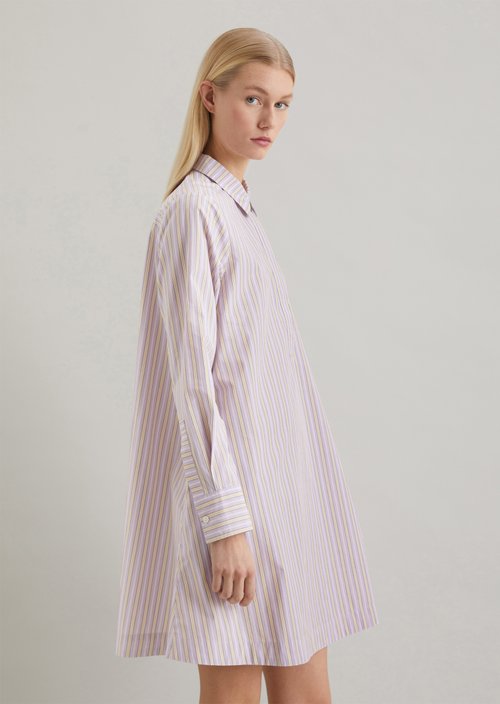 A-shape shirt dress — multi