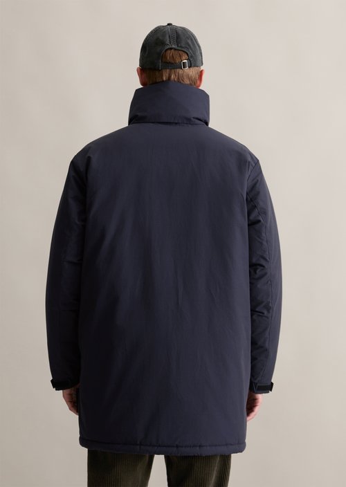 Regular hooded parka — Blue Depths (alternate view)