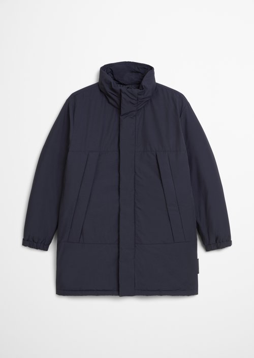 Regular hooded parka — Blue Depths