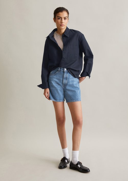 Relaxed blouse — Blue Depths