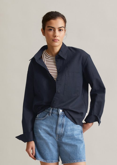 Relaxed blouse — Blue Depths