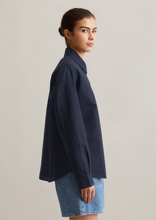 Relaxed blouse — Blue Depths