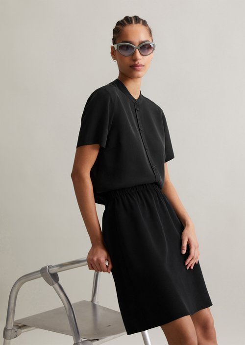 Regular blouse — Black