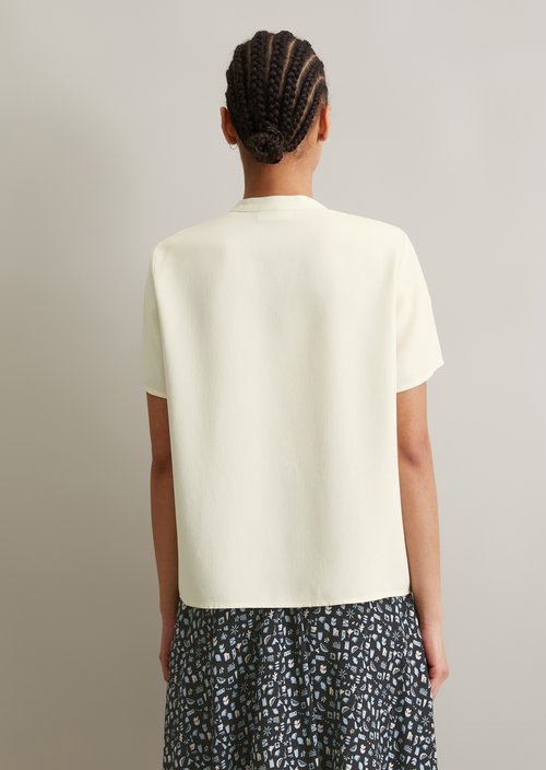 Regular blouse — Creamy White