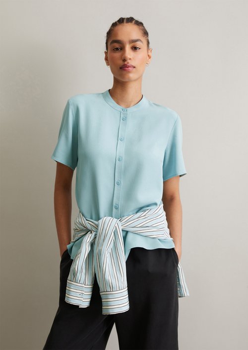 Regular blouse — Blue Fog