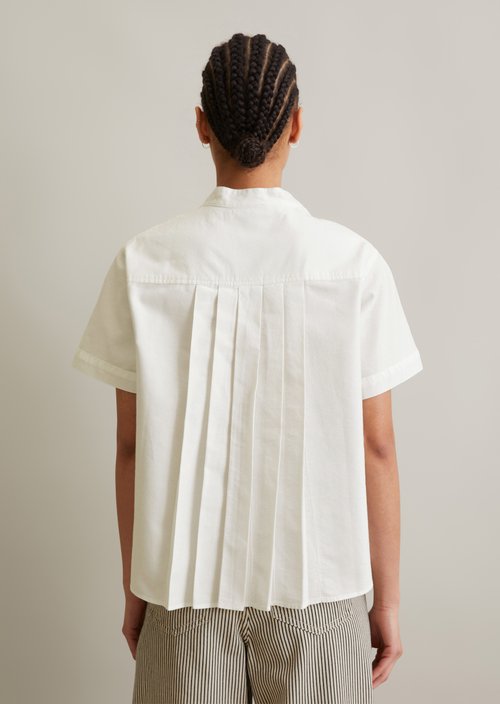 Relaxed blouse — Silky White