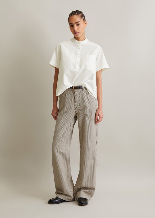 Relaxed blouse — Silky White