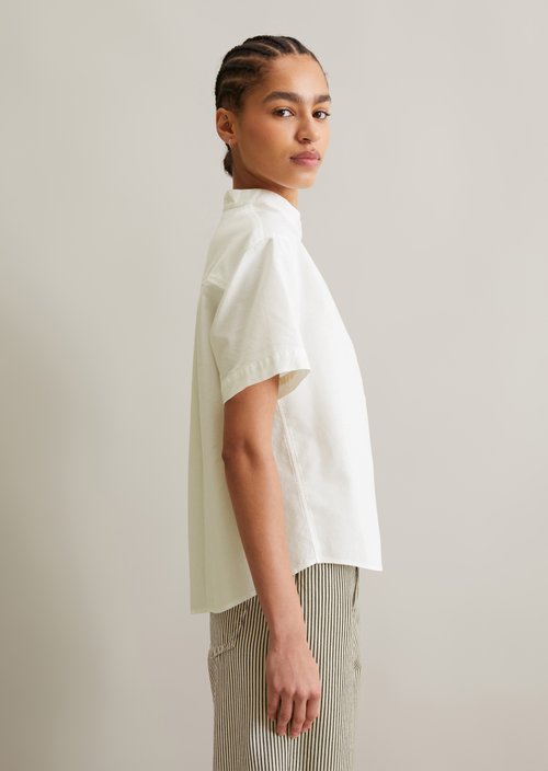 Relaxed blouse — Silky White