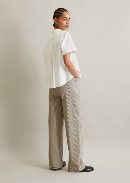 Relaxed blouse — Silky White