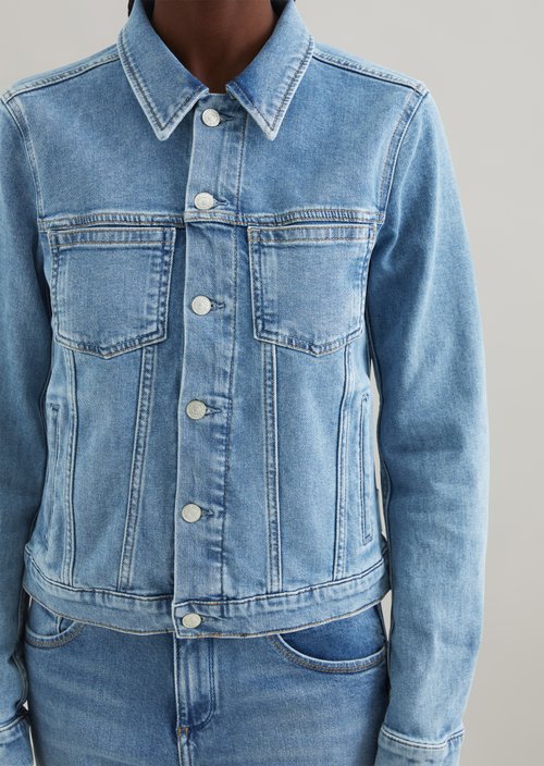 Oversize denim jacket — Light Blue