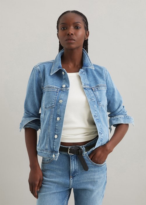 Oversize denim jacket — Light Blue