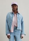 Marc O'Polo Jeansjacke oversized, Damen, blau, Gr. xxl, 100% Baumwolle