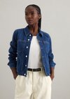Marc O'Polo Jeansjacke slim, Damen, blau, Gr. xl, 98% Baumwolle, 2% Elasthan