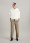 Marc O'Polo Chino relaxed cropped, Dames, groen, Xxl, 98% Katoen, 2% Elasthaan