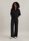 Marc O'Polo Jumpsuit relaxed, Dames, zwart, Xl, 100% Lyocell