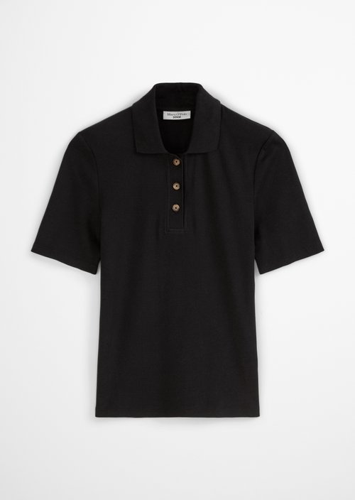 Polo shirt slim — Black