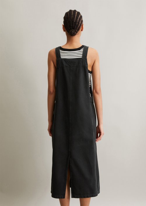 Bib dress loose — Black