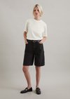 Marc O'Polo Workwear Bermuda model Jonnda relaxed, Dames, zwart, 30, 50% Katoen, 40% Lyocell, 10% Modal