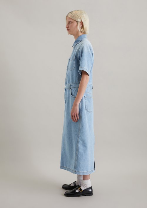 Regular denim dress — Light Blue